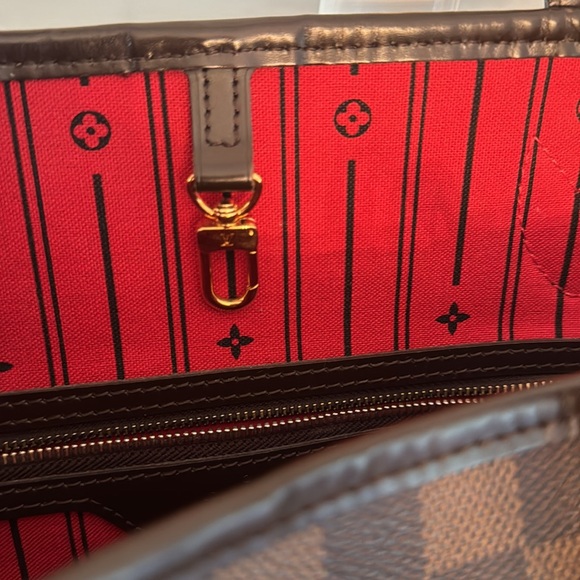 Louis Vuitton Neverfull Damier MM Brown/Cherry EUC 💯Authentic - Picture 11 of 17